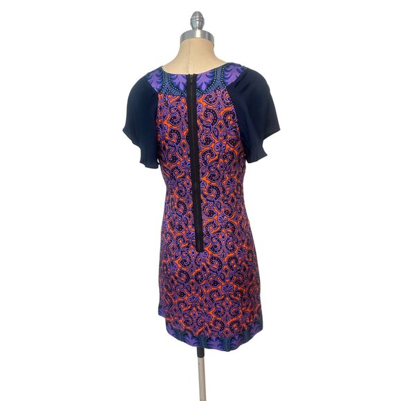 Tracy Reese Womens Multi-Color Paisley Print Dress 4 - Picture 3 of 5